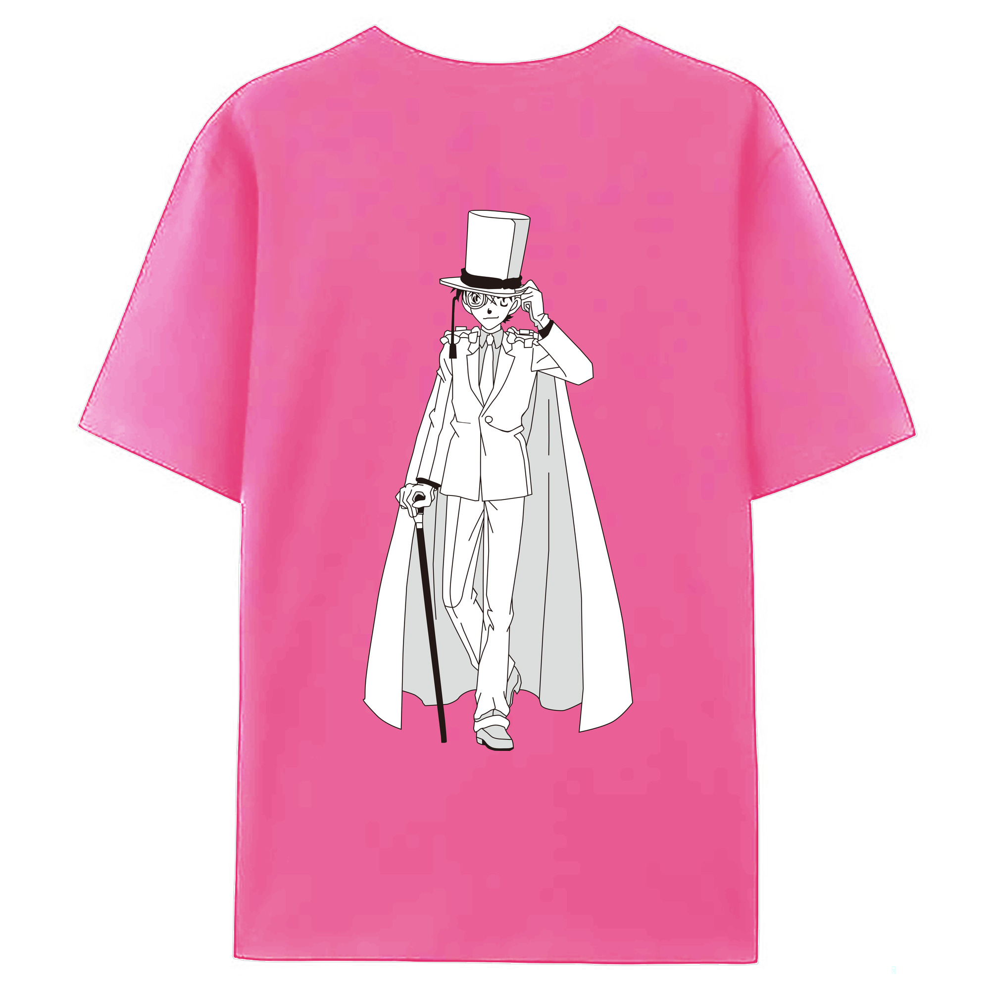 （画像用） 名探偵コナン くろば かいと Detective Conan Kuroba Kaito レディース半袖Tシャツ(バックプリント)